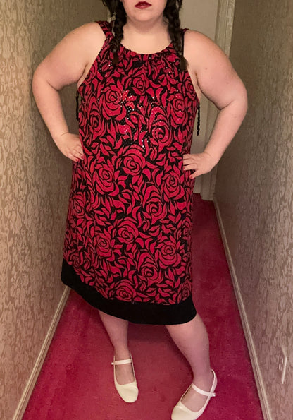 Red Rose Sparkly Dress (22/24)