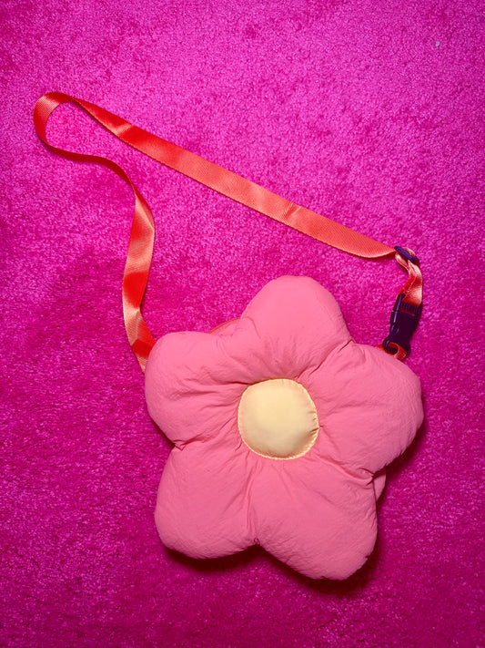 Orange Flower Purse