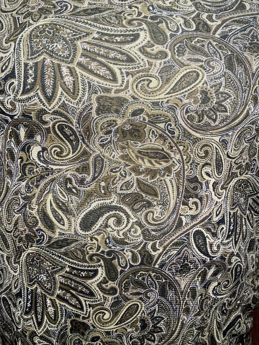 Green Paisley Skirt (L)