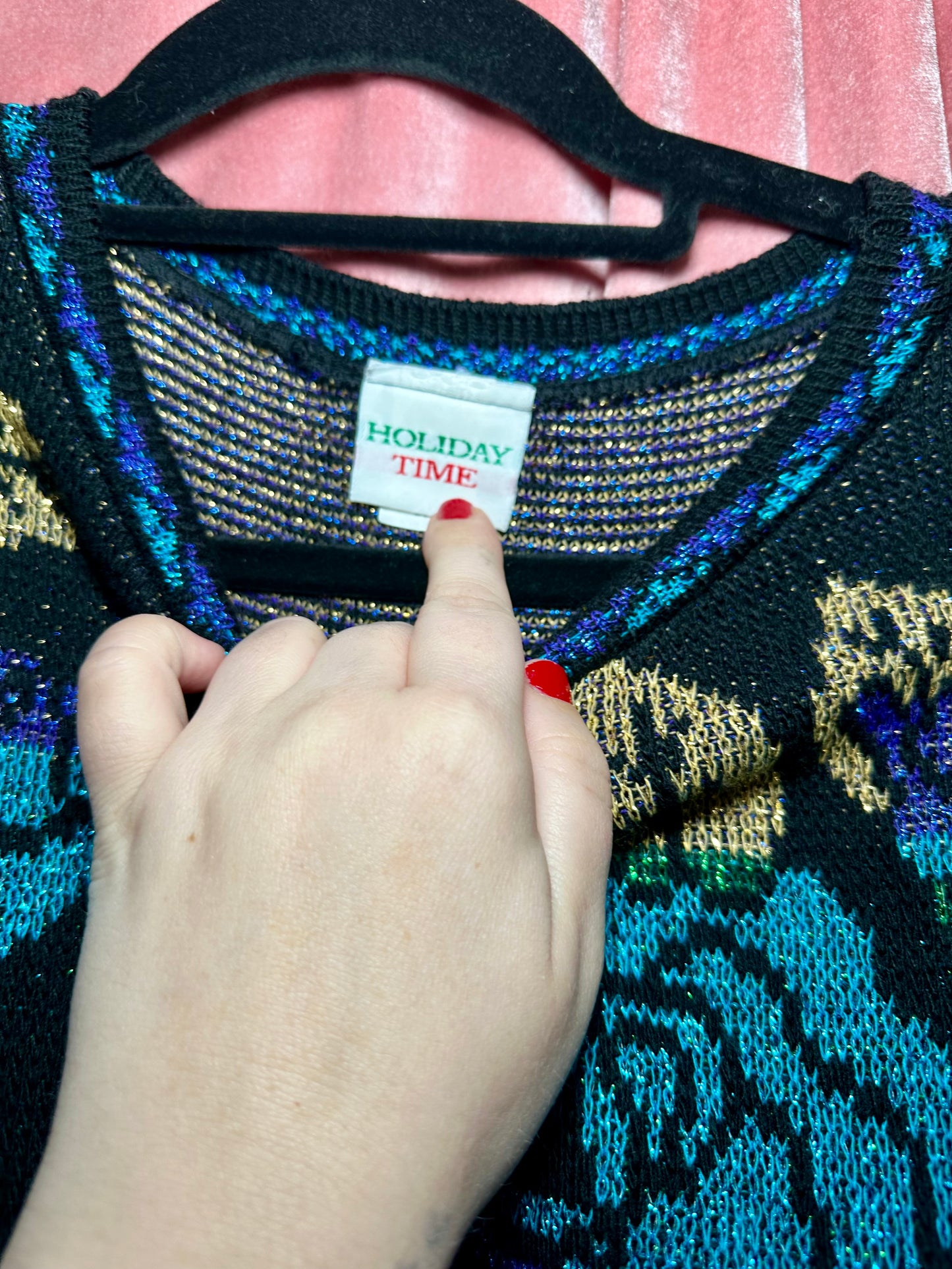 Rose Sparkle Sweater (20W)