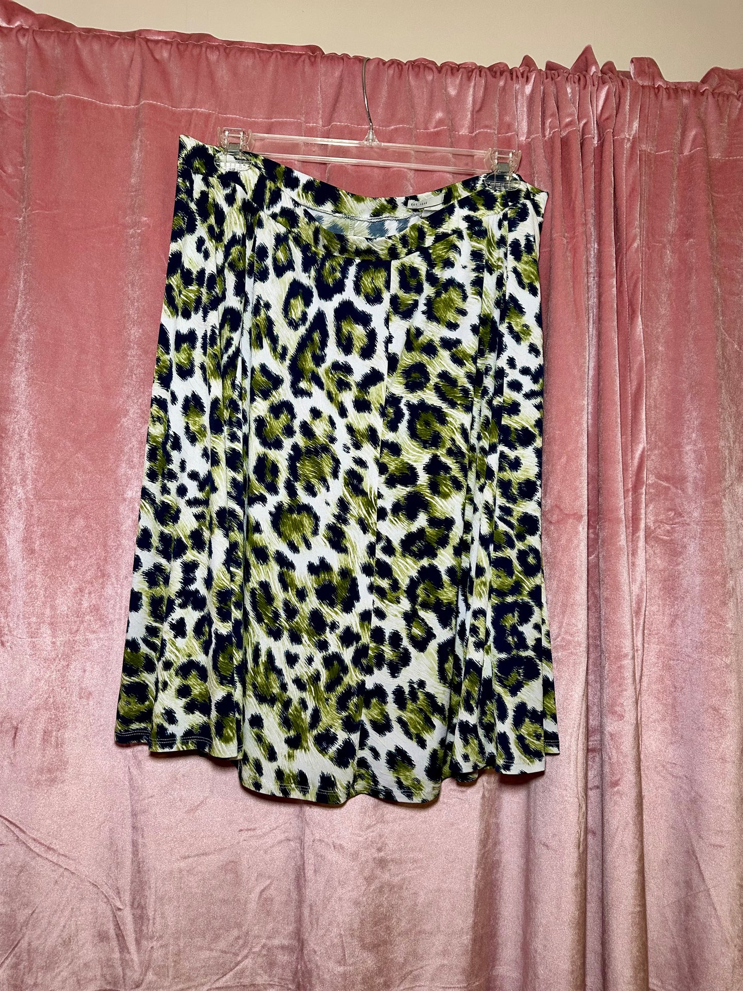 Green Leopard Skirt (22/24)