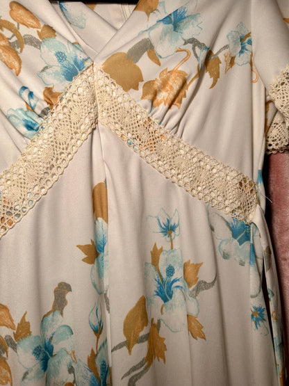 Cream Floral Dress (14)