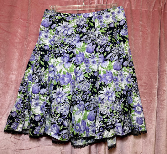 Purple Floral Skirt (14)