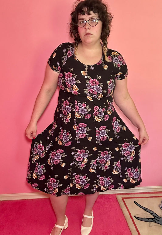 Cottagecore Floral Sundress (16)