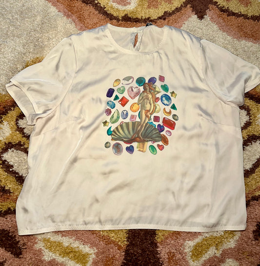 Rhinestone Venus Blouse (20W)
