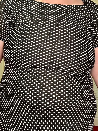 Chiffon Polka Dot Dress (18)