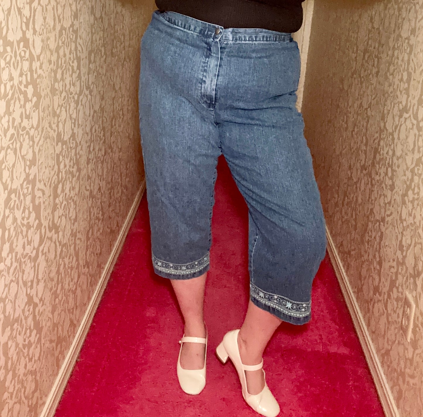 Blue Denim Capris (18)