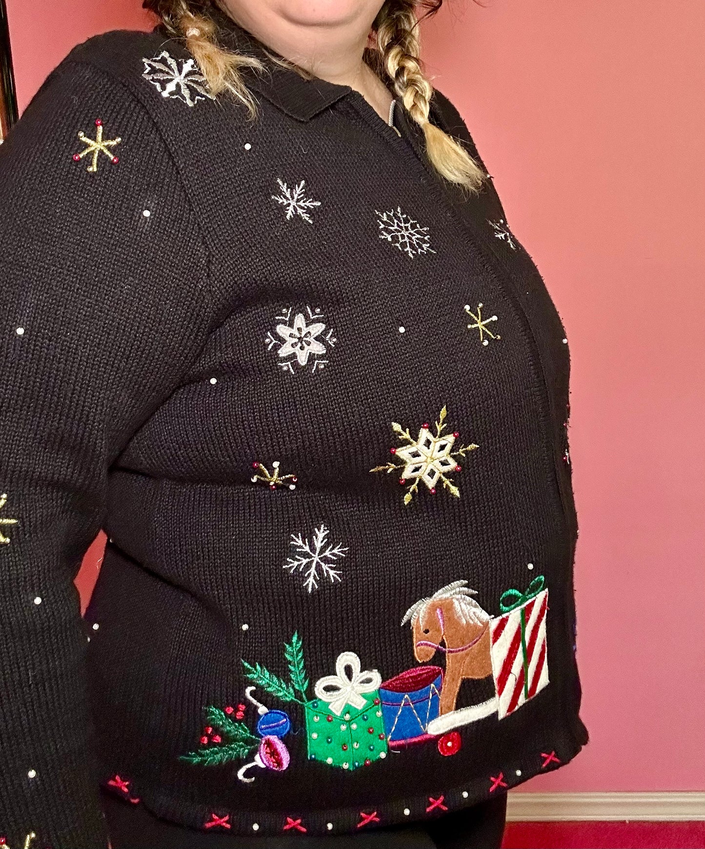 Santa Christmas Sweater (2X)
