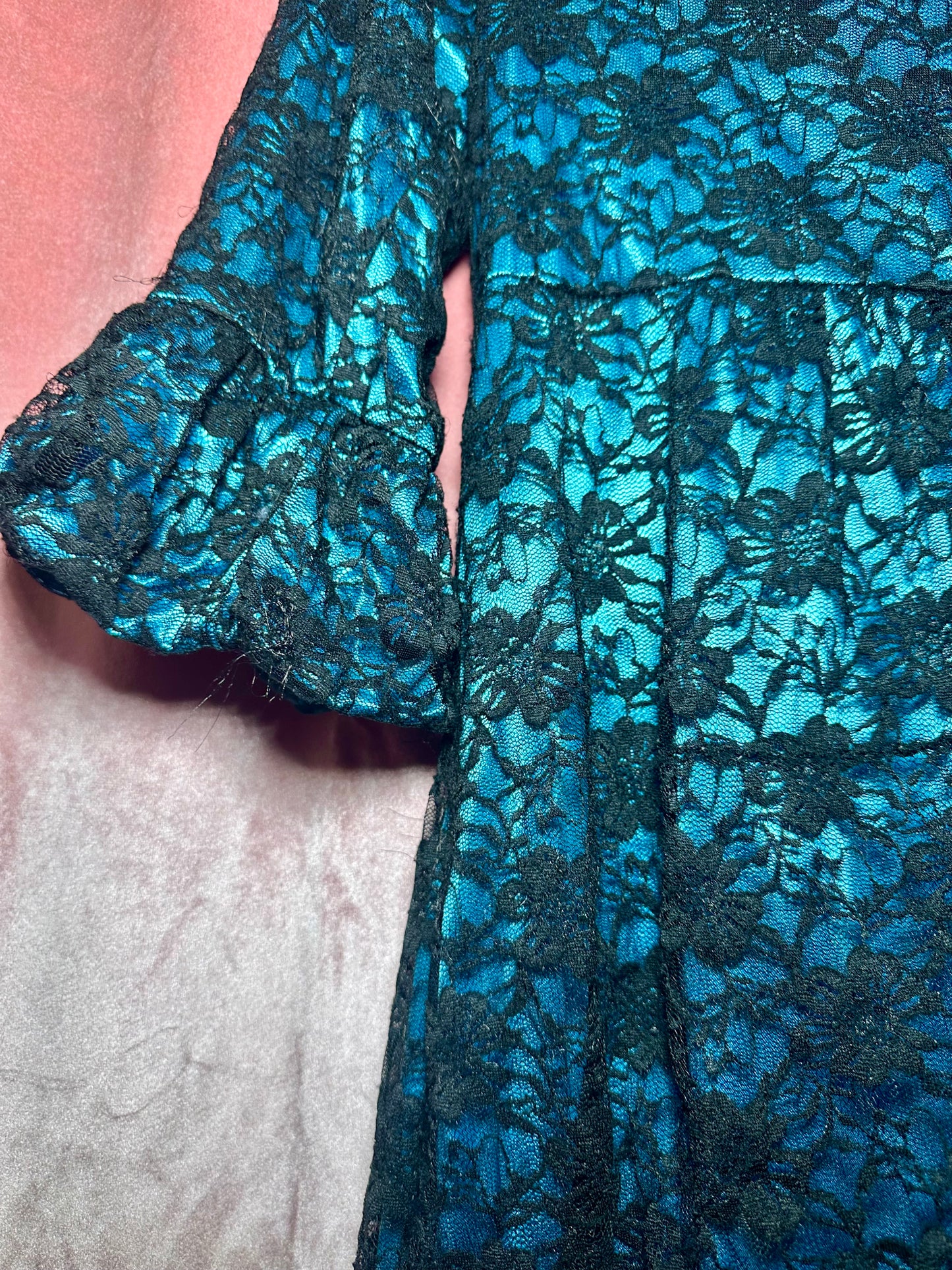 Blue Lace Dress (XL)