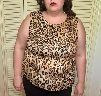 Cheetah Tank Top (18W)