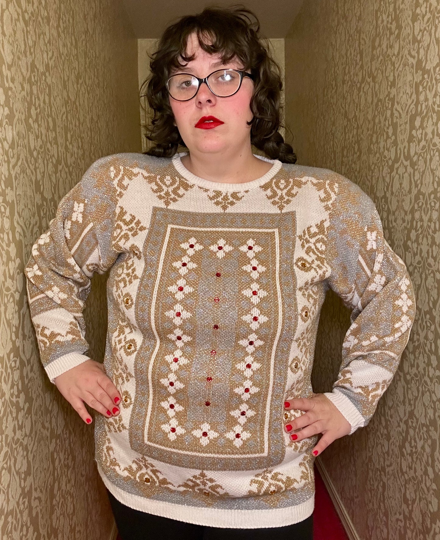 Winter Sparkle Sweater (XL)
