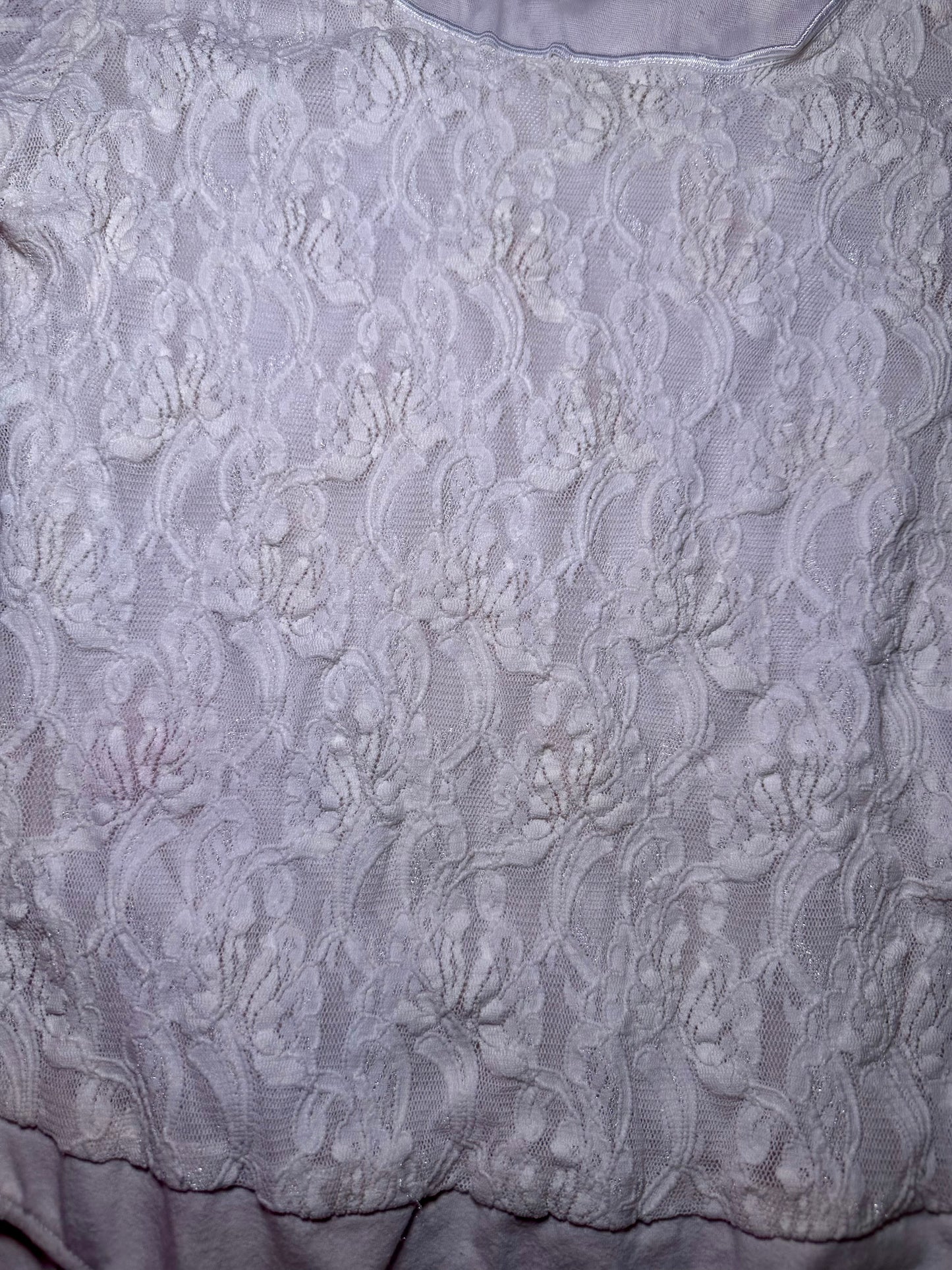 White Lace Bodysuit (L)