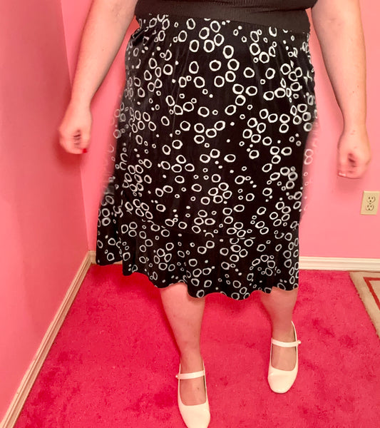 Black Bubbles Skirt (XL)