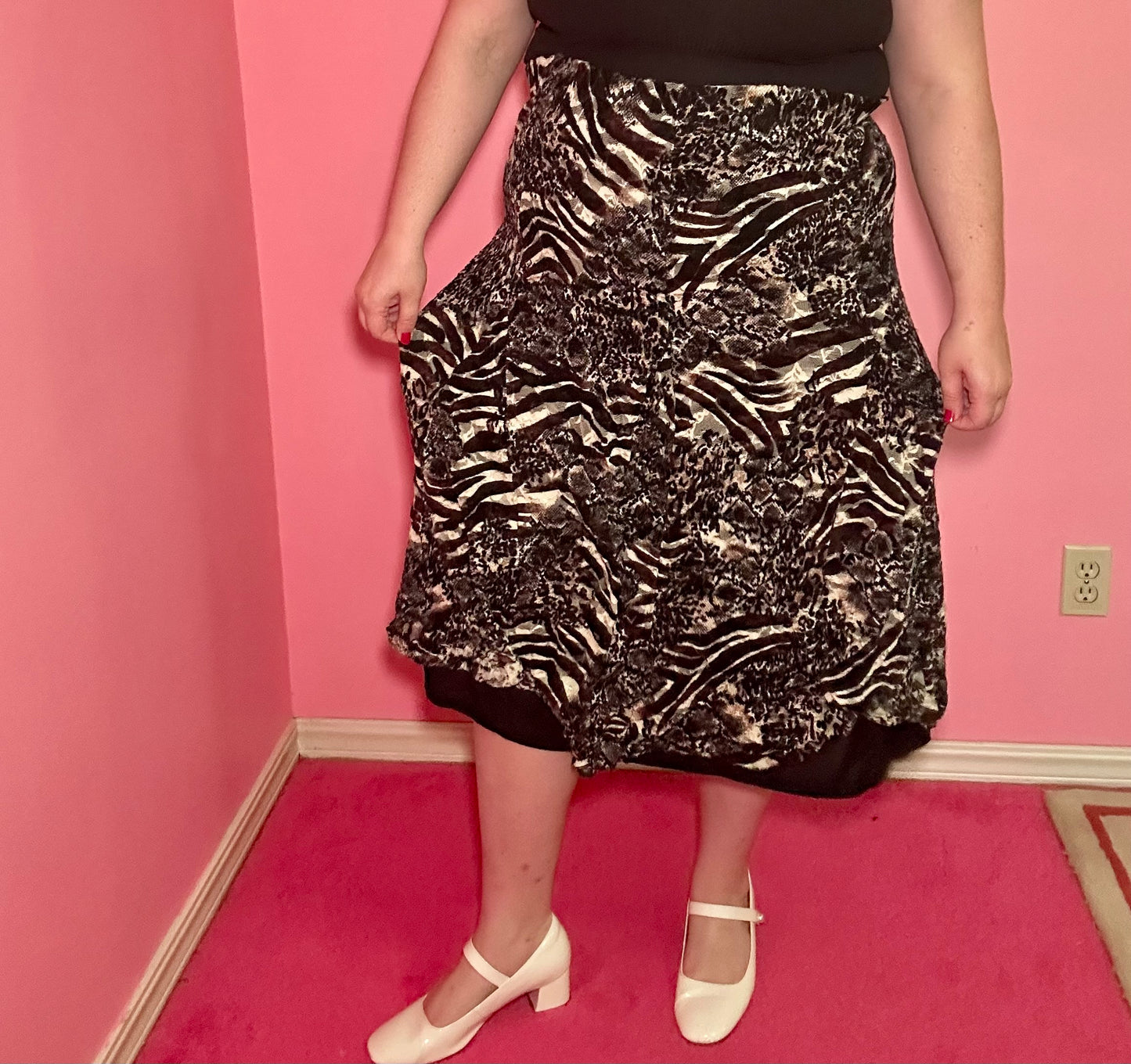 Animal Print Skirt (3X)