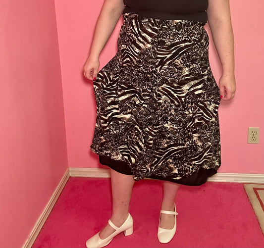 Animal Print Skirt (3X)