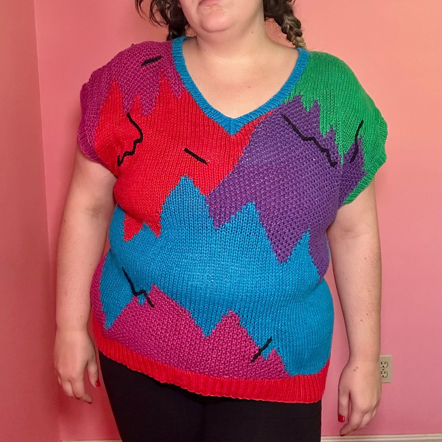 Funky 80s Sweater (2X)
