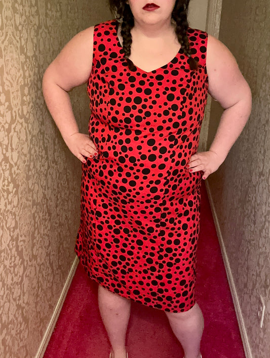 Red Polka Dot Dress (18W)