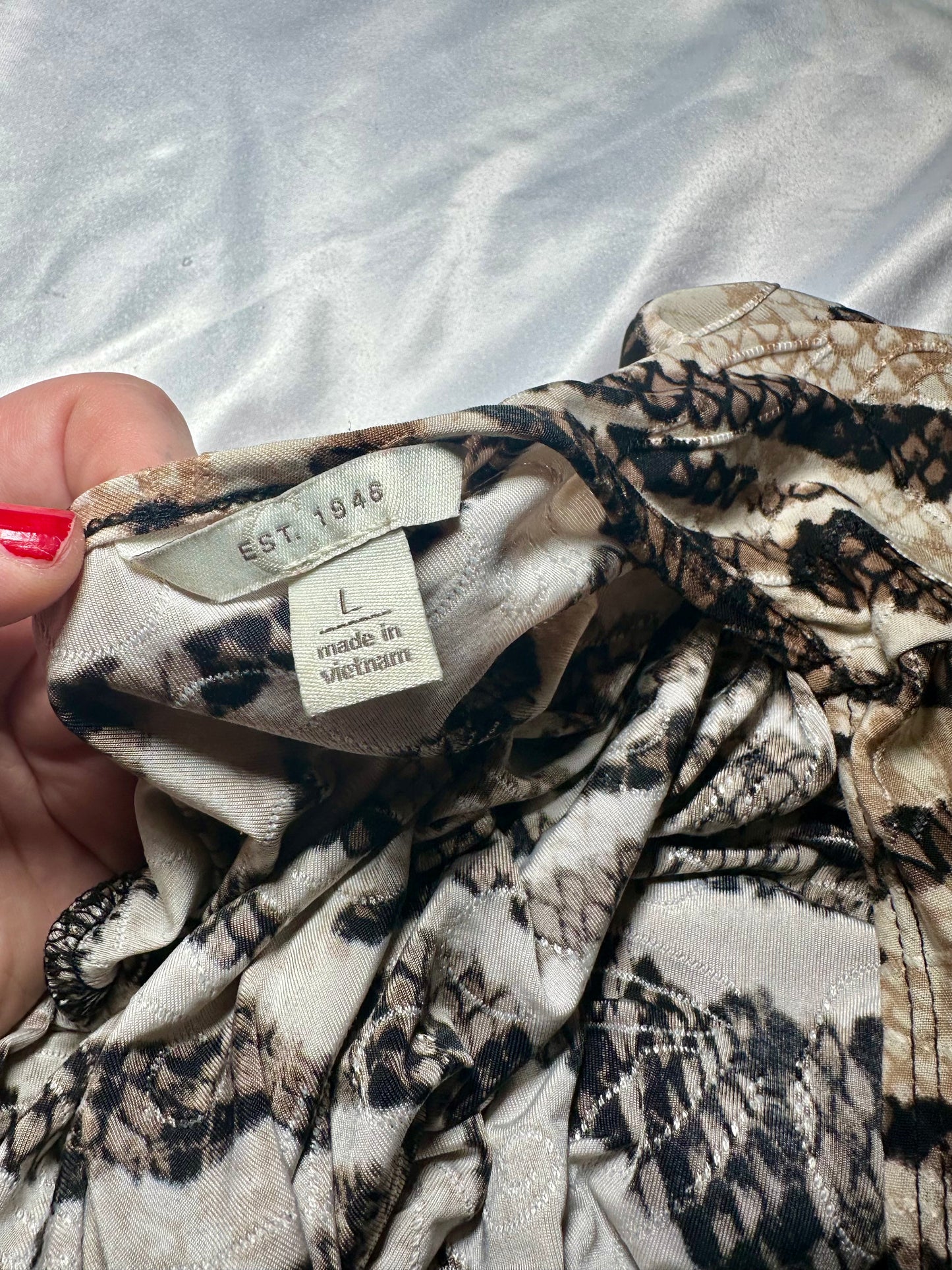 Snakeskin Top (L)