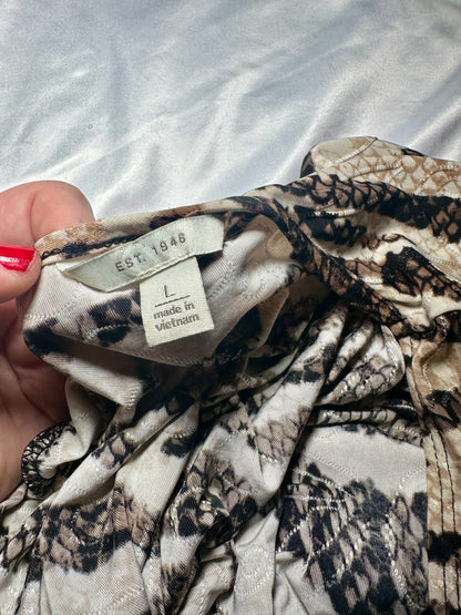Snakeskin Top (L)