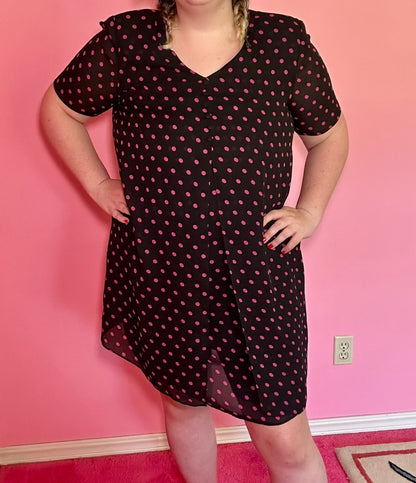 Pink Polka Dot Dress (18P)