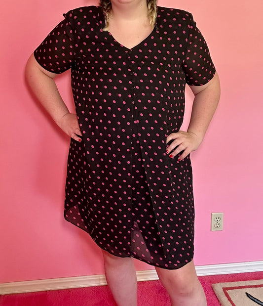 Pink Polka Dot Dress (18P)