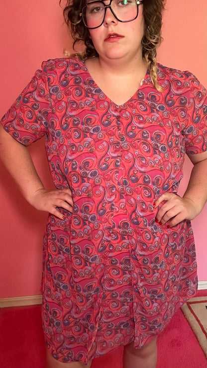 Pink Swirl Dress (18P)