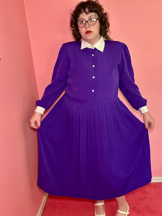 Purple Collared Dress (16)