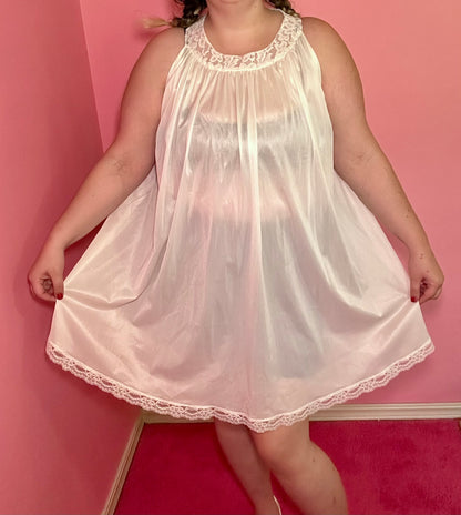 Bridal 60s White Lingerie Set (XL)