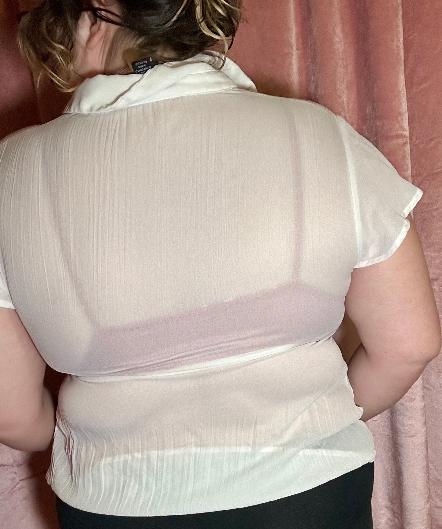 White Ruffle Top (16P)