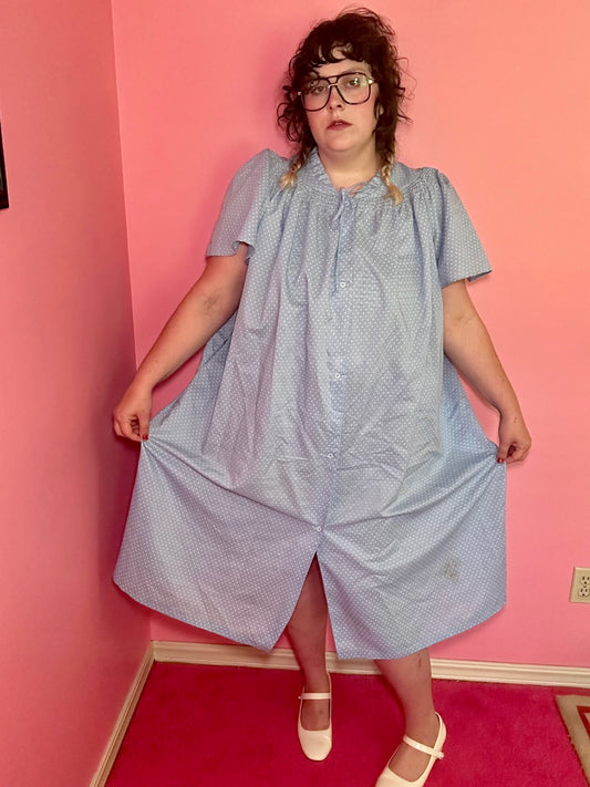 Blue Heart Nightgown (3X)