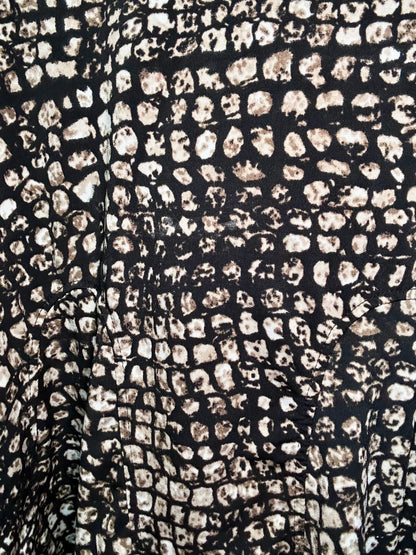 Snakeskin Midi Skirt (3X)