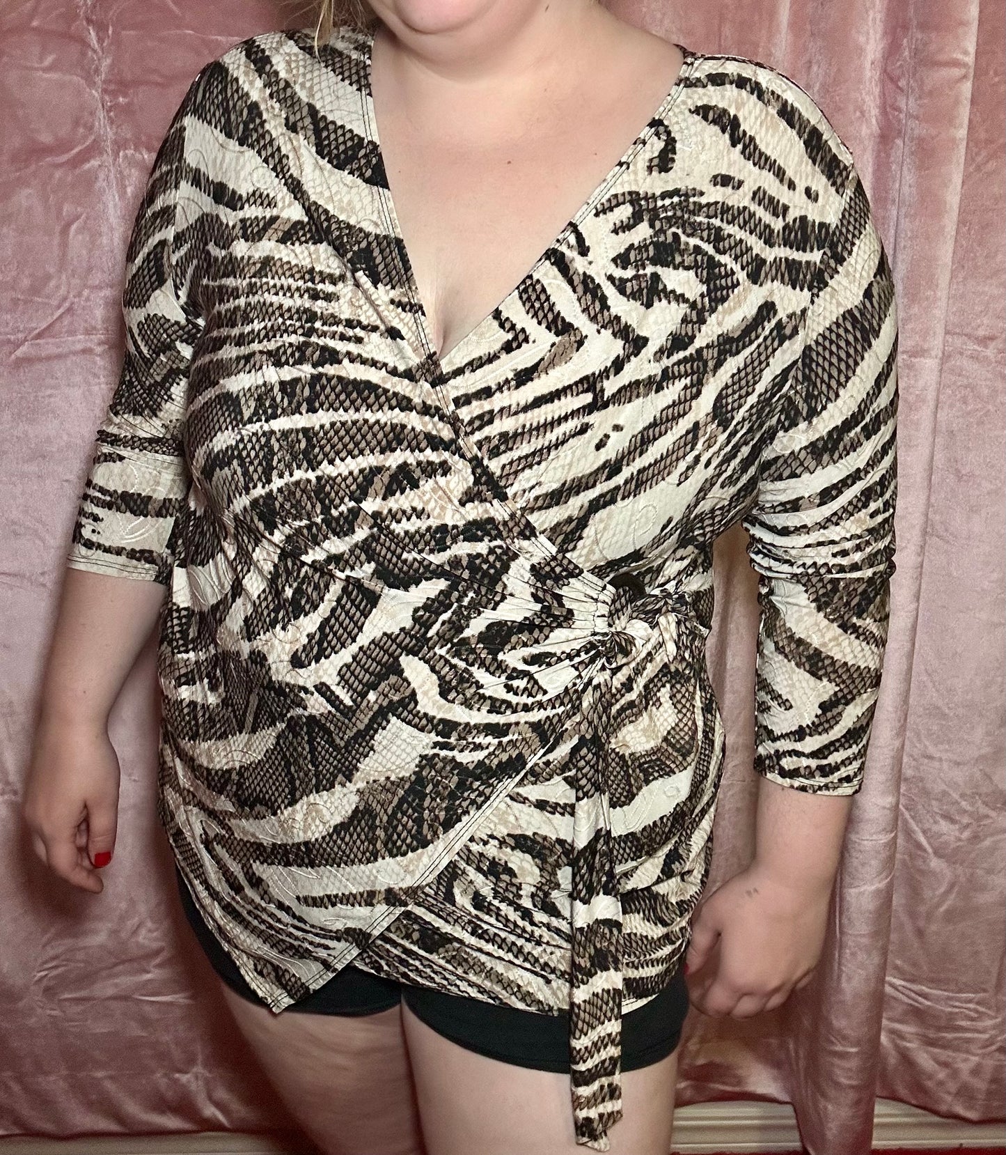 Snakeskin Top (L)