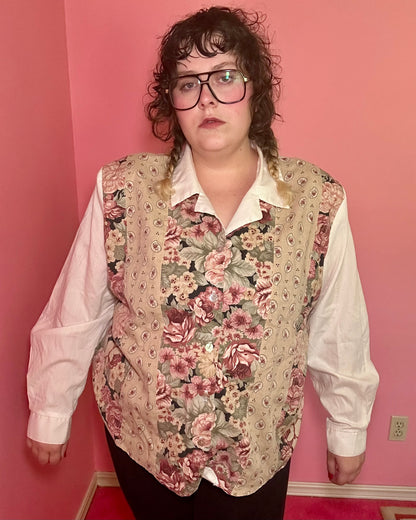 Floral Button Up (22/24W)