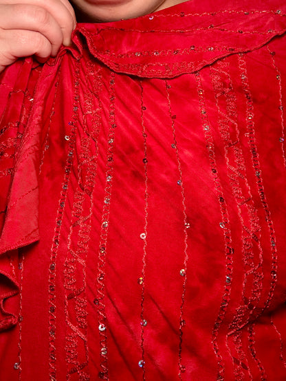 Red Sparkle Fairy Top (18/20)
