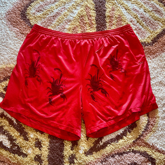 Red Scorpion Basketball Shorts (4XL)