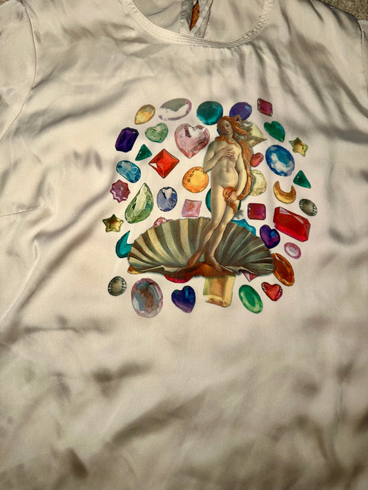 Rhinestone Venus Blouse (20W)