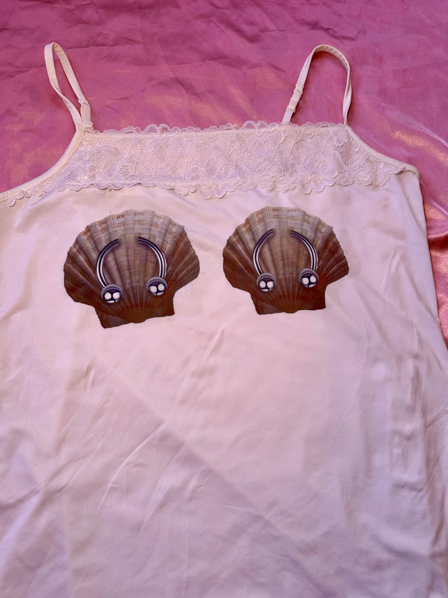 Pierced Shell Tank (XL)