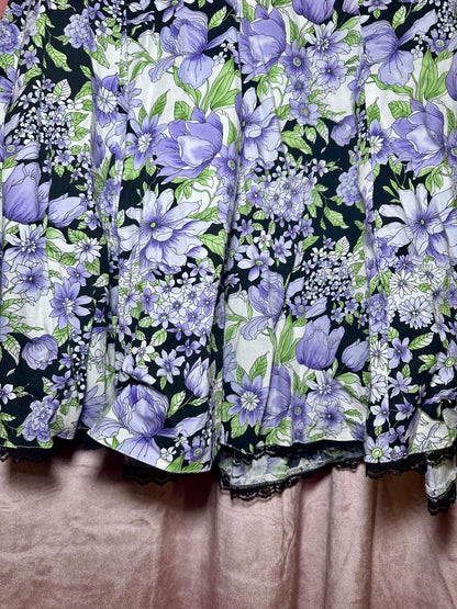 Purple Floral Skirt (14)