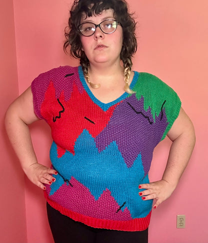 Funky 80s Sweater (2X)