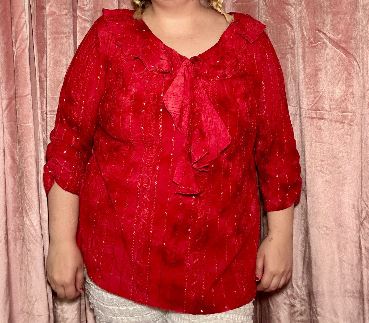 Red Sparkle Fairy Top (18/20)