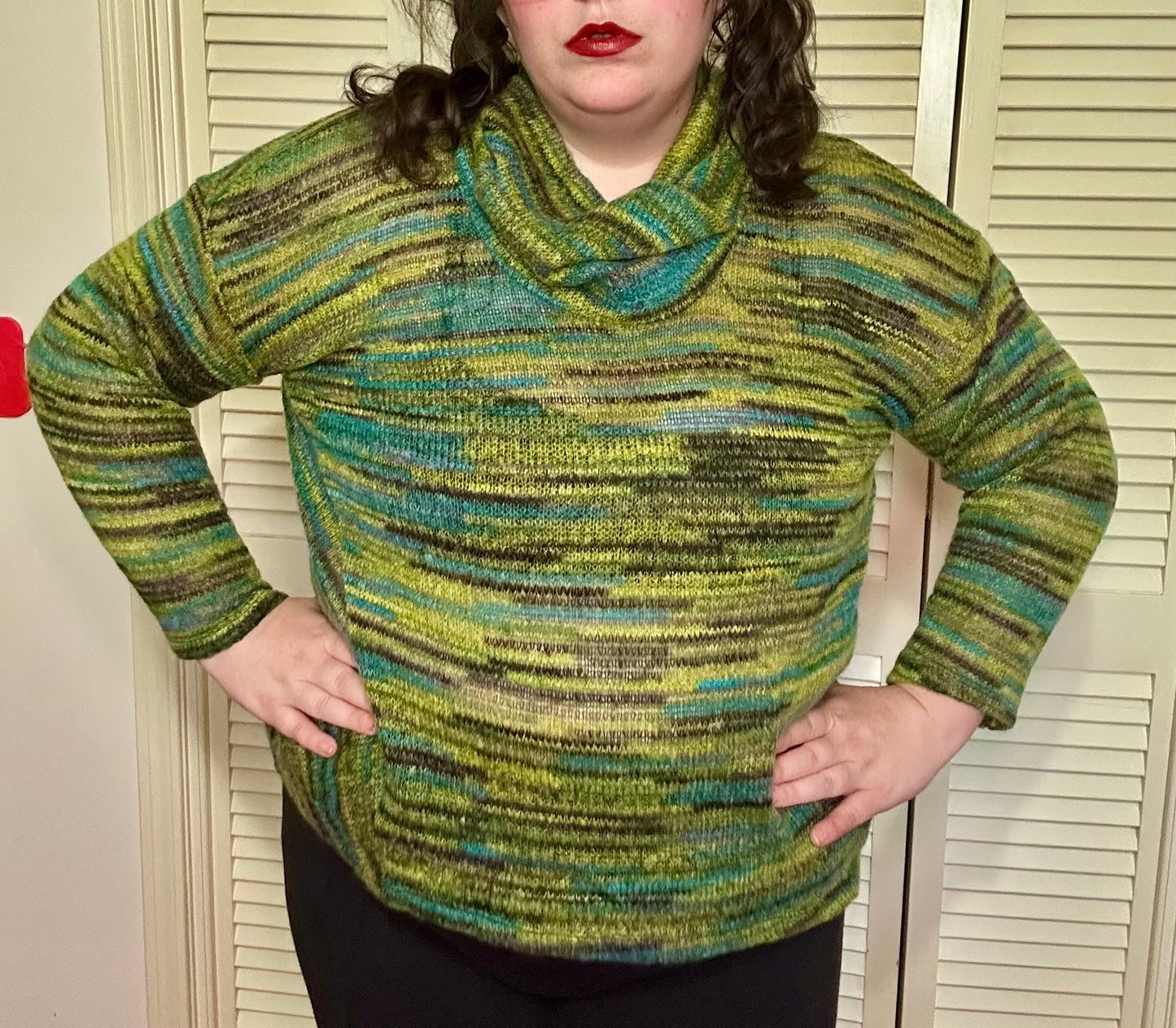Green Striped Sweater (XL)