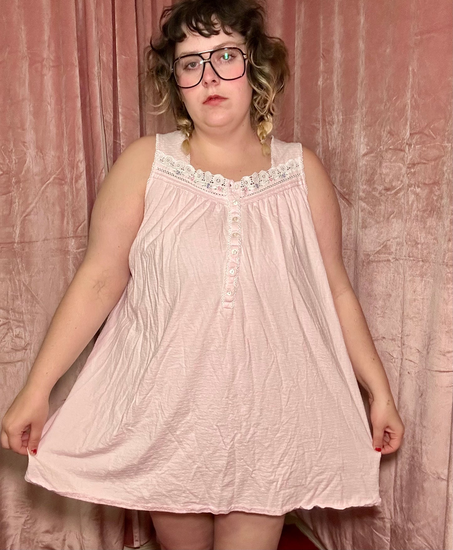 Baby Pink Nightgown (1X)