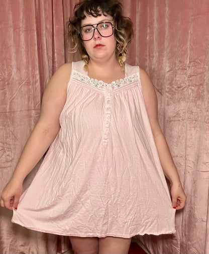 Baby Pink Nightgown (1X)