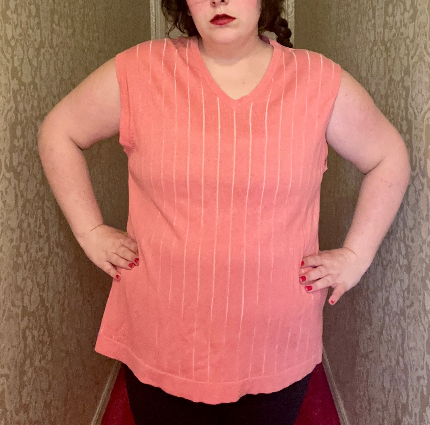 Coral Sweater Vest (XXL)
