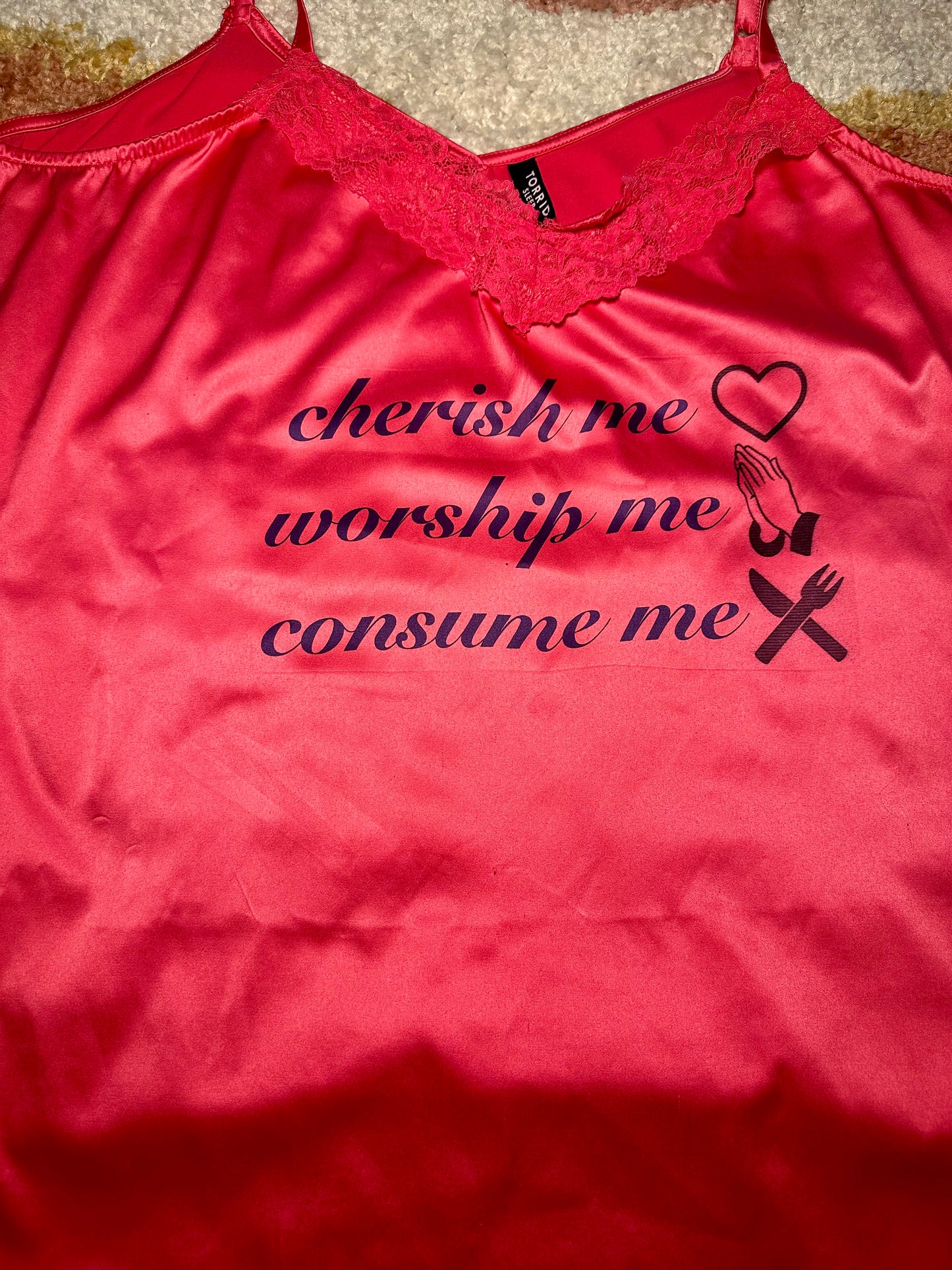 Hot Pink Cherish Me Tank (2X)