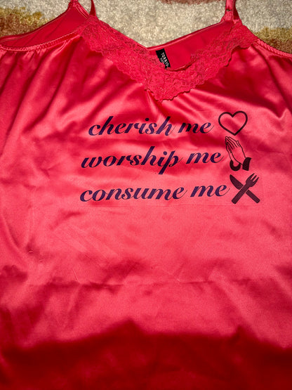 Hot Pink Cherish Me Tank (2X)