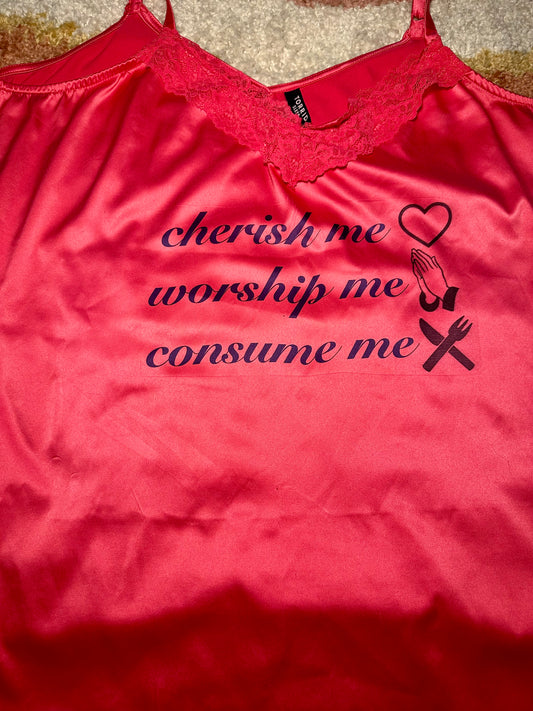 Hot Pink Cherish Me Tank (2X)