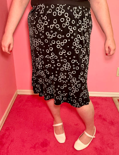 Black Bubbles Skirt (XL)