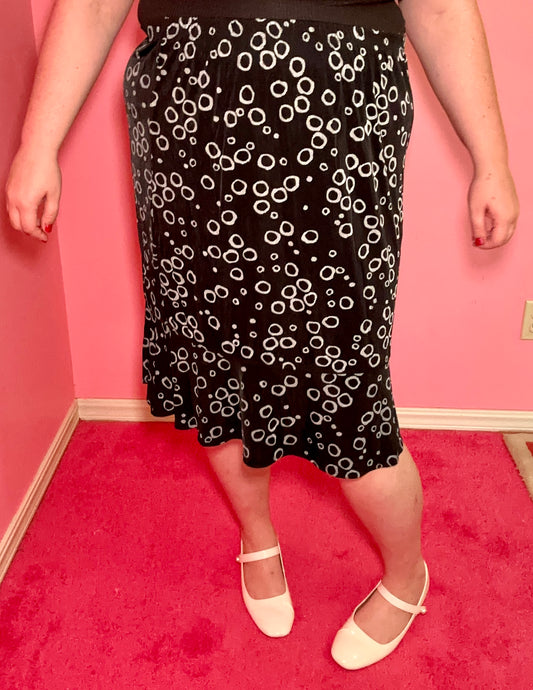 Black Bubbles Skirt (XL)