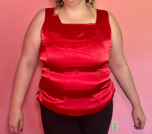 Red Satin Top (16)